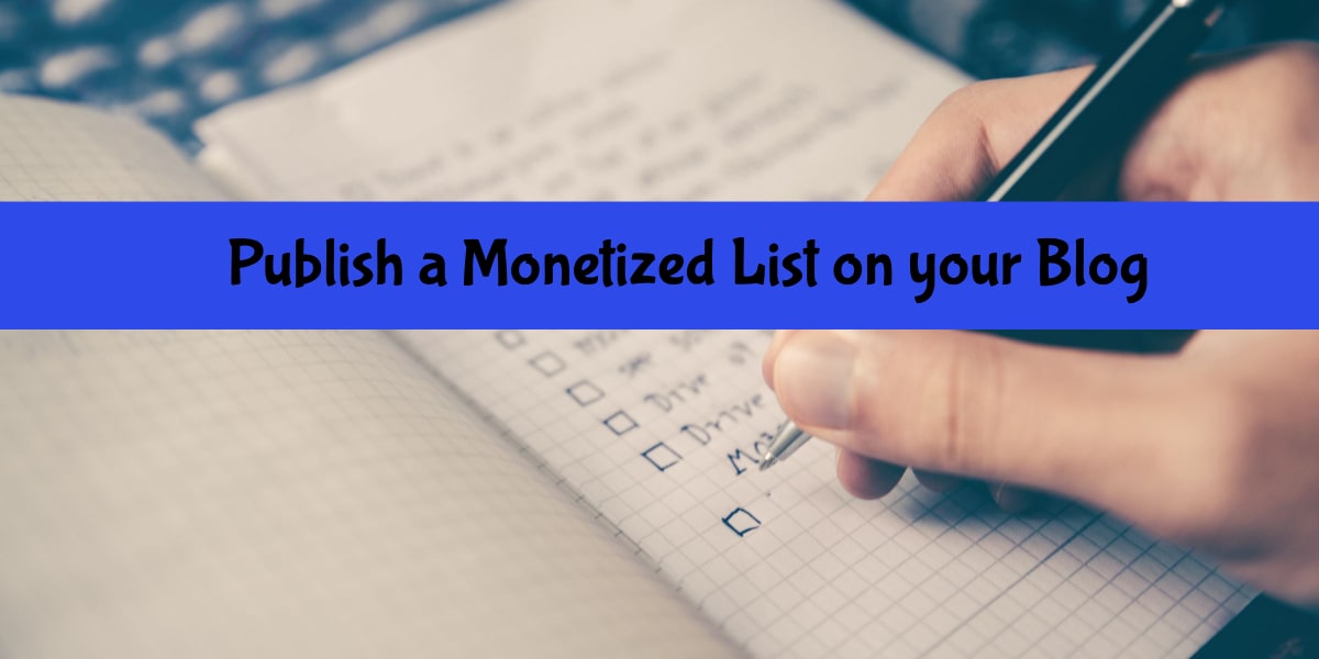 making a list